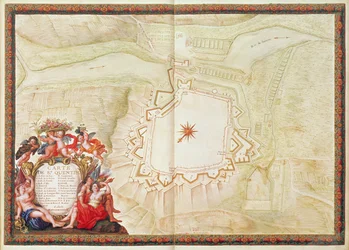 Ms. 988, Vol.3 fol.10 Mapa Saint-Quentin, z 